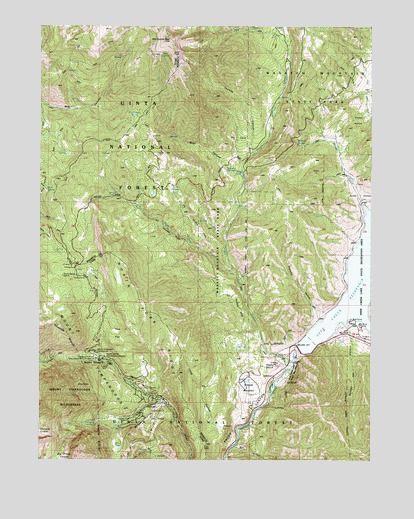 Aspen Grove, UT USGS Topographic Map