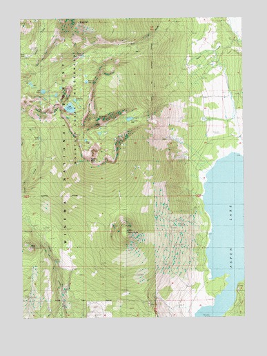 Aspen Lake, OR USGS Topographic Map