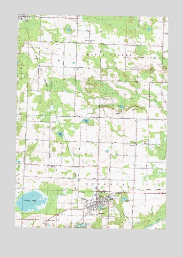 Gillett, WI USGS Topographic Map