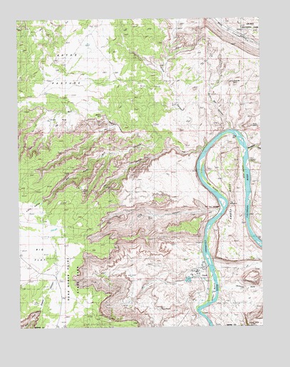 Gold Bar Canyon, UT USGS Topographic Map