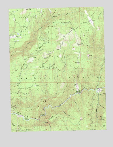 Goodyears Bar, CA USGS Topographic Map