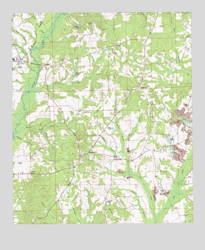 Goshen, AL USGS Topographic Map