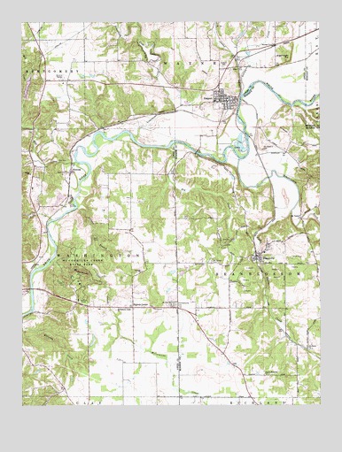 Gosport, IN USGS Topographic Map