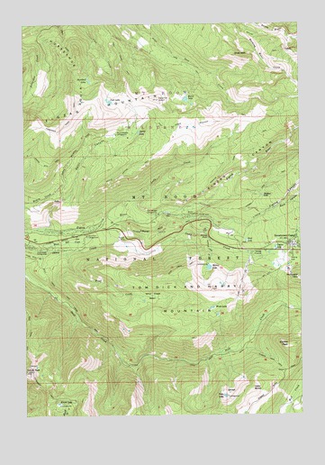 Government Camp, OR USGS Topographic Map