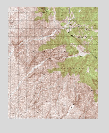 Grapevine Peak, NV USGS Topographic Map