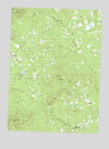 Greenfield, NH USGS Topographic Map