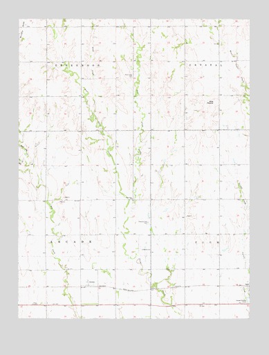 Gretna, KS USGS Topographic Map