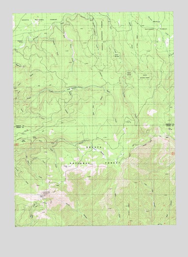 Grizzly Peak, CA USGS Topographic Map