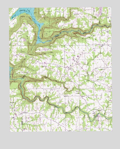 Grove Oak, AL USGS Topographic Map
