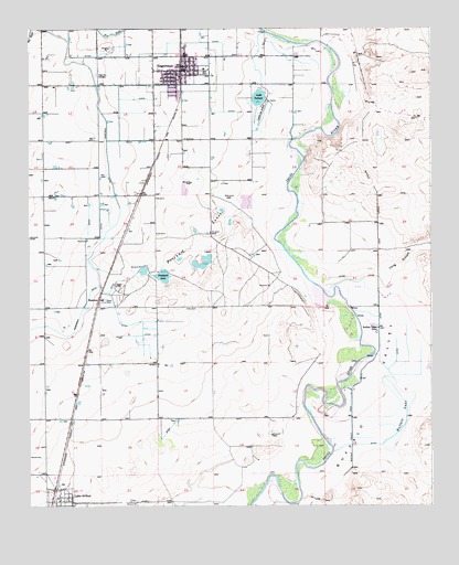 Hagerman, NM USGS Topographic Map