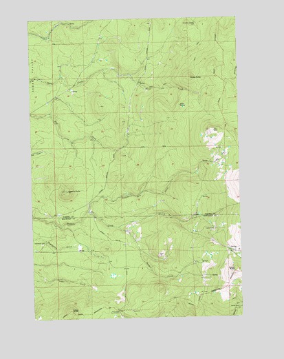 Hagerty Butte, WA USGS Topographic Map