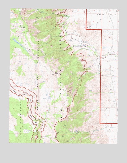 Haiwee Pass, CA USGS Topographic Map