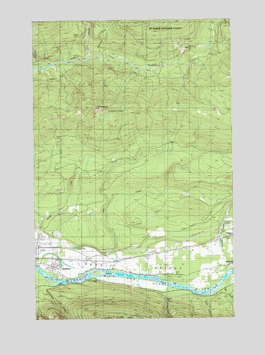 Hamilton, WA USGS Topographic Map