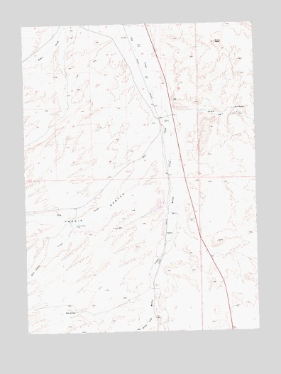 Harris Canyon, NV USGS Topographic Map