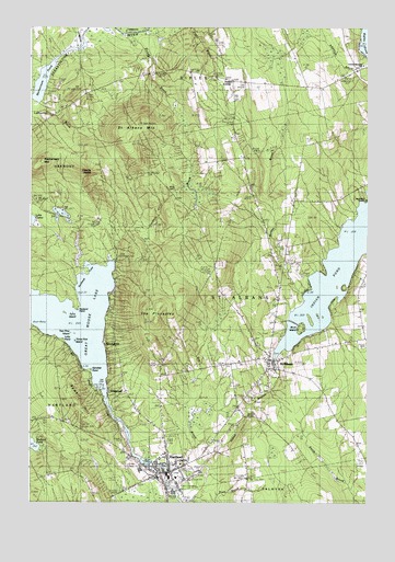 Hartland, ME USGS Topographic Map