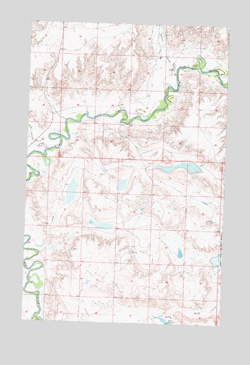Hewitt Lake SW, MT USGS Topographic Map