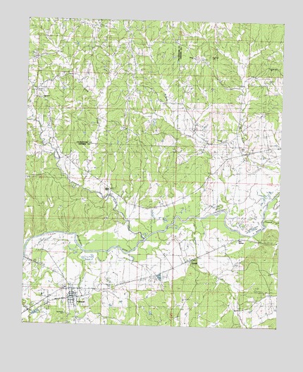 Holcomb, MS USGS Topographic Map