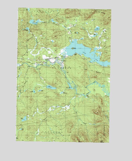 Holeb, ME USGS Topographic Map