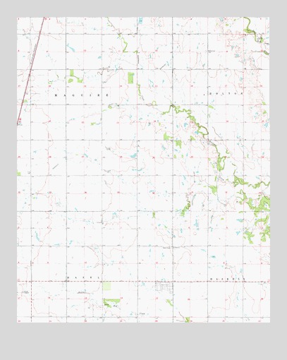 Hollister NW, OK USGS Topographic Map
