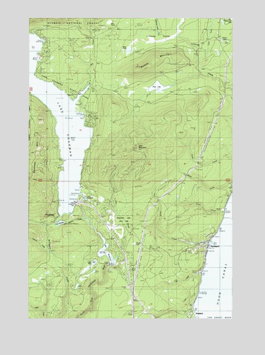 Hoodsport, WA USGS Topographic Map