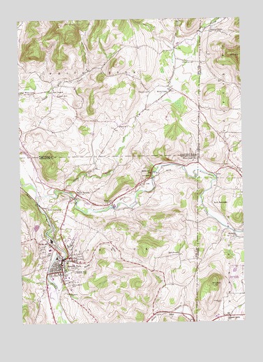 Hoosick Falls, NY USGS Topographic Map