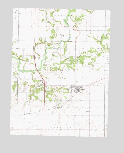 Hopedale, IL USGS Topographic Map