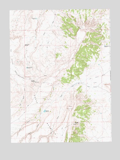 Horse Ranch, WY USGS Topographic Map