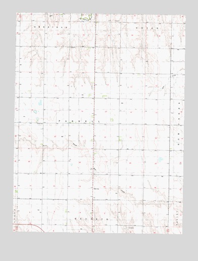 Hoxie NW, KS USGS Topographic Map