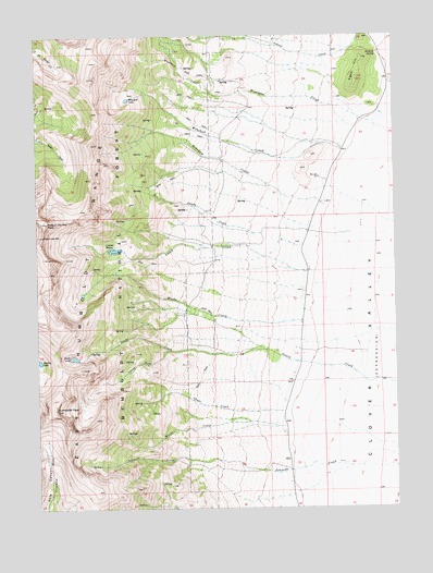Humboldt Peak, NV USGS Topographic Map