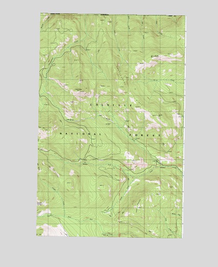 Independent Mountain, WA USGS Topographic Map