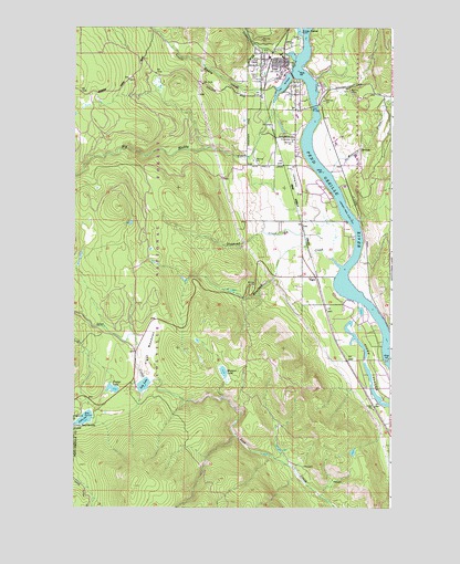 Ione, WA USGS Topographic Map