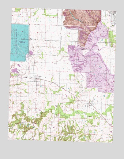 Baldwin, IL USGS Topographic Map
