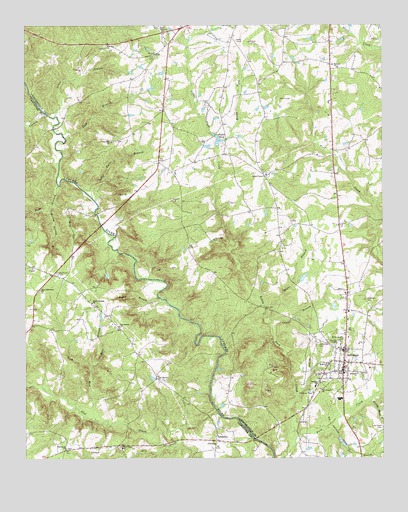 Jefferson, SC USGS Topographic Map