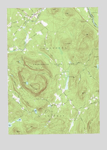 Johnsburg, NY USGS Topographic Map