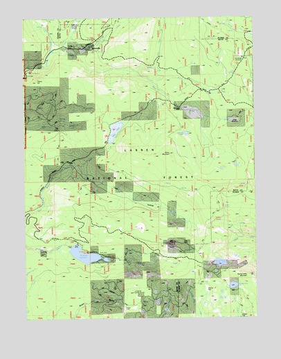 Jonesville, CA USGS Topographic Map