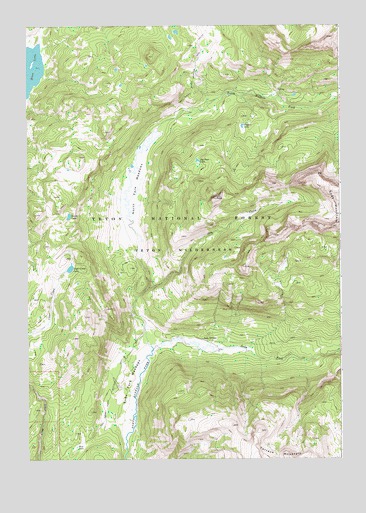 Joy Peak, WY USGS Topographic Map