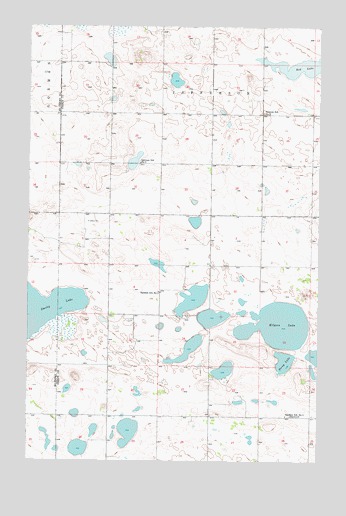 Balta NW, ND USGS Topographic Map
