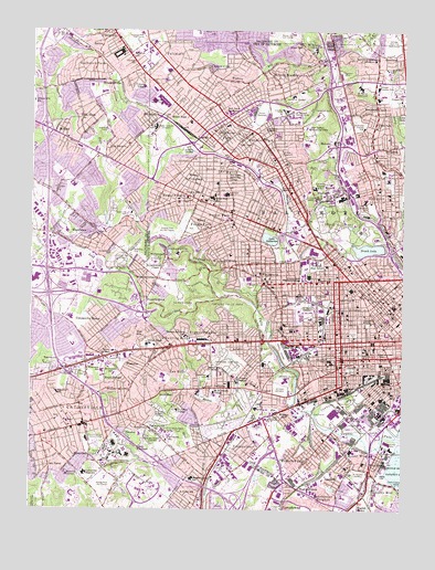 Baltimore West, MD USGS Topographic Map