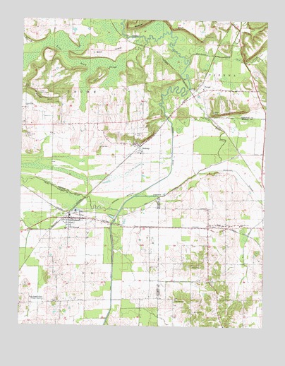 Karnak, IL USGS Topographic Map