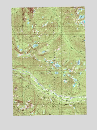 Bandera, WA USGS Topographic Map