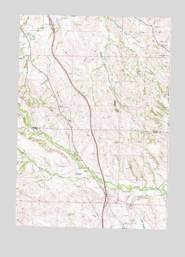 Banner, WY USGS Topographic Map