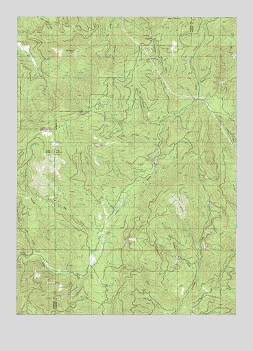 King Mountain, OR USGS Topographic Map