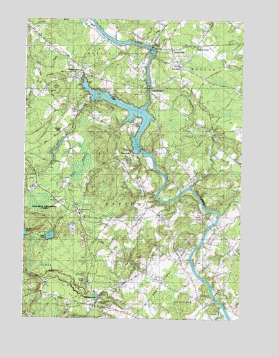 Bar Mills, ME USGS Topographic Map