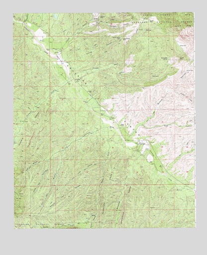 Klondyke, AZ USGS Topographic Map
