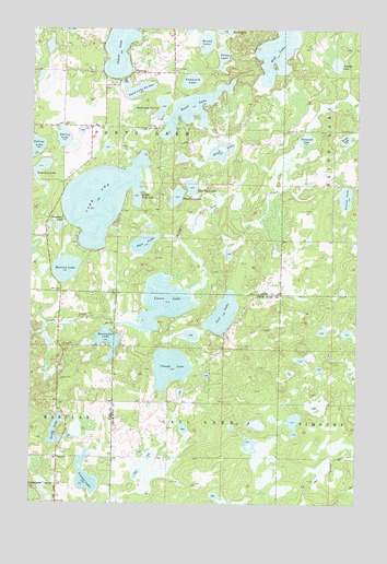Lake Ada, MN USGS Topographic Map