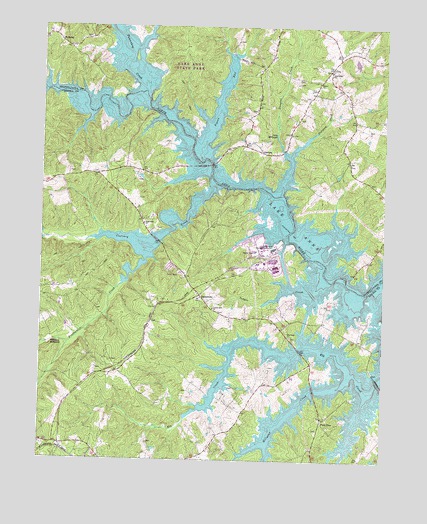 Lake Anna West, VA USGS Topographic Map