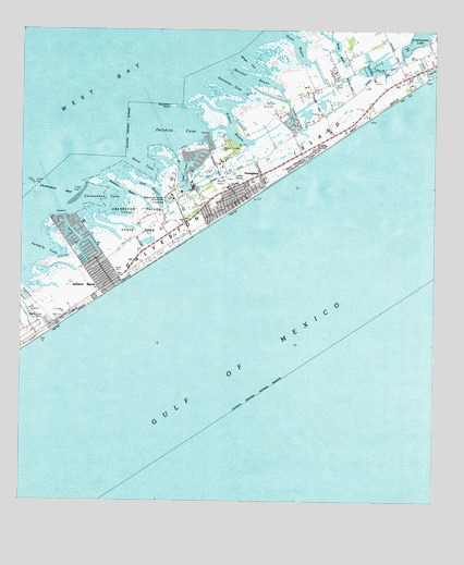 Lake Como, TX USGS Topographic Map