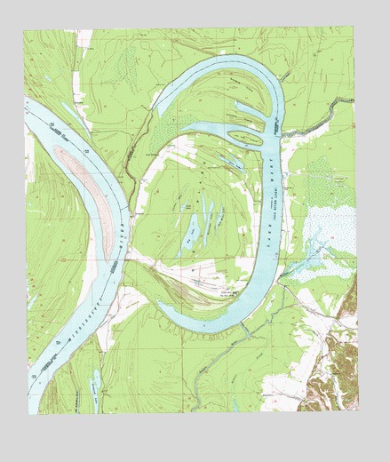 Lake Mary, MS USGS Topographic Map