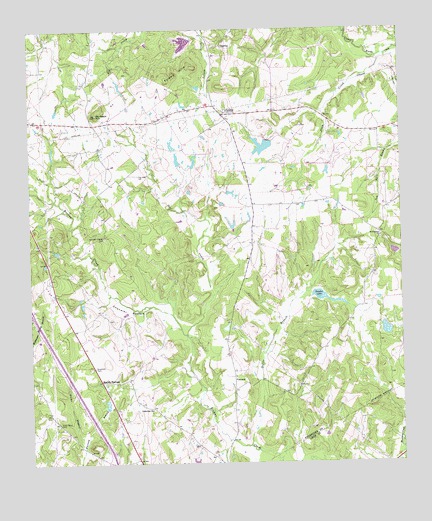 Lanely, TX USGS Topographic Map