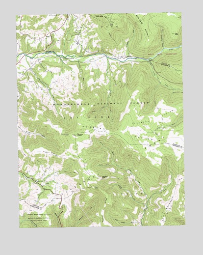 Laneville, WV USGS Topographic Map